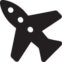 Plane icon symbol image vector, illustration of the flight aviation in black image. EPS 10 vector