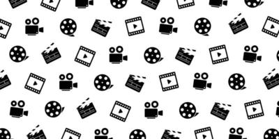 Movie icon pattern background design vector