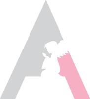 A is for Angel - Alphabet Learning Illustration vector