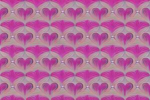 Abstract magenta or purple natural flower, floral, and leaves seamless pattern background. Flower and leaf clip illustration watercolor texture wallpaper. photo