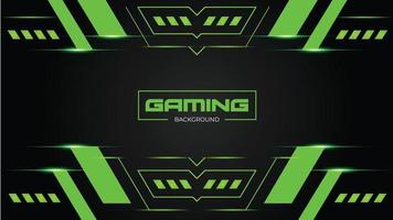 New Modern Gaming Background Green Color Design vector