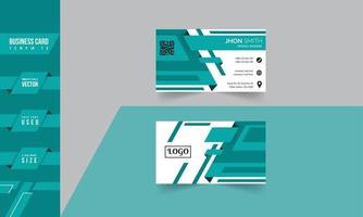 Professional Corporate Business Card. Design Vector Template.
