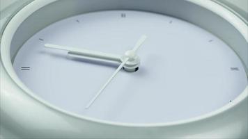 Nahansicht Uhr Design minimal Show Time 05.15 bin oder Uhr, Zeit Ablauf ziehen um schnell, Zeit Konzept. video