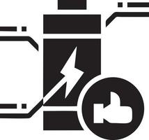 Battery energy icon symbol vector image. Illustration of the batteries charge electric icon design image. EPS 10