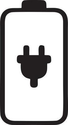 Battery energy icon symbol vector image. Illustration of the batteries charge electric icon design image. EPS 10