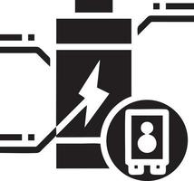 Battery energy icon symbol vector image. Illustration of the batteries charge electric icon design image. EPS 10