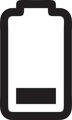 Battery energy icon symbol vector image. Illustration of the batteries charge electric icon design image. EPS 10