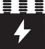 Battery energy icon symbol vector image. Illustration of the batteries charge electric icon design image. EPS 10