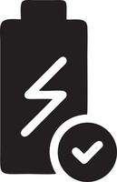Battery energy icon symbol vector image. Illustration of the batteries charge electric icon design image. EPS 10