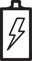 Battery energy icon symbol vector image. Illustration of the batteries charge electric icon design image. EPS 10