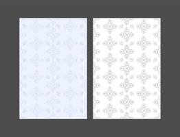 Set Of Abstract Ornament Decorative Background Vector