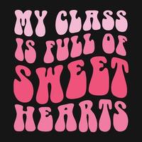 Valentine's Day Retro Vector T-Shirt Design