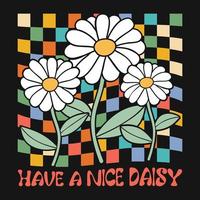 Daisy Flower Vector T-shirt Design