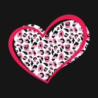 Valentine's Day Retro Vector T-Shirt Design