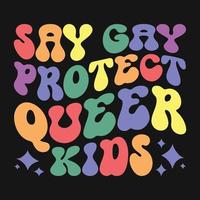 orgullo gay lgbtq vector camiseta diseño