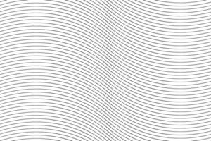 abstract monochrome seamless curved wavy lines pattern design. vector