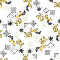 Seamless pattern of simple geometric shapes. Vector illustration. EPS10