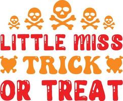 Halloween Typography Design vector