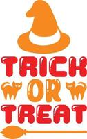 Halloween Typography Design vector