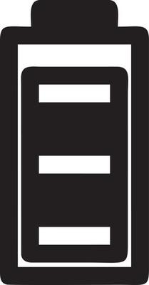 Battery energy icon symbol vector image. Illustration of the batteries charge electric icon design image. EPS 10