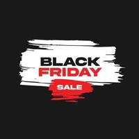 Black Friday Extra Discount Sale Flat Design and Social Media Post Template vector