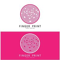 simple flat fingerprint logo,for security,identification,badge,emblem,business card,digital,vector photo