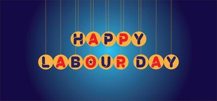 Happy Labor Day. Poster or Banner. 1 May International labour day photo