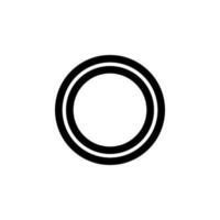 plate icon isolated vector
