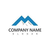 Mountain Logo Design Vector, Mountain Icon vector