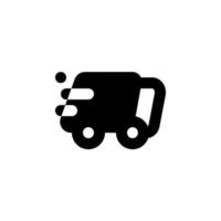 Shipping truck icon vector for any purposes