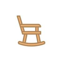 Rocking Chair icon vector