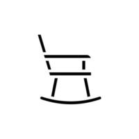 Rocking Chair icon vector