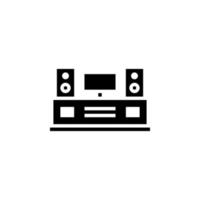 Entertainment Center icon vector