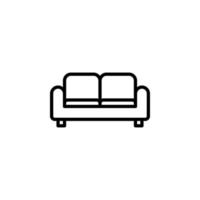 Couch icon vector
