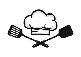 Chef icon isolated on white background vector