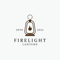 Lantern Lamp Design Vector Template