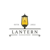 Lantern Lamp Design Vector Template