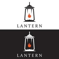 Lantern Lamp Design Vector Template