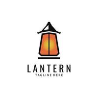 Lantern Lamp Design Vector Template