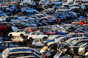 A car graveyard photo