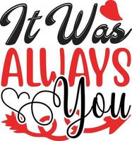 Valentine Typography Design vector