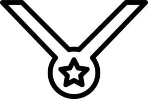 medalla icono . recompensa icono vector . medalla icono con estrella para deporte