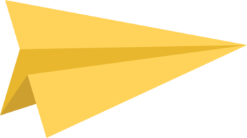 farbig Papier Flugzeug png