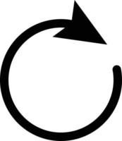 Reload icon vector. Rotation icon symbol . Refresh icon vector