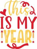 Happy New Year vector