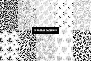 Natural Pattern Set vector