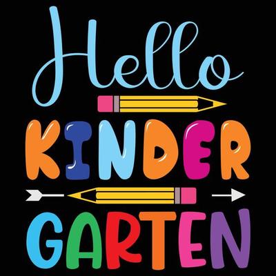 First Day Of Kindergarten Vector Art, Icons, and Graphics for Free Download