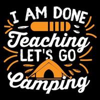 Camping T shirt Design graphic, Camping Illustration Vector Art, Outdoor t shirt design, Camping adventure