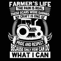 Farmer t shirt design with Tractor, farmer t shirts, Farmer t shirt vector, farmer typography t shirt design vector