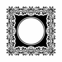 Vintage ornate seamless border vector set concept pattern in traditional style. curls and spirals ornament isolated on white background